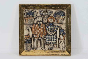  Lisa Larson T [\@VAGGPLATTOR@Jubileum@傫ȓykG re[WG AeB[Ni LisaLarson T[\ Gustavsberg OX^tXx Ǌ| A[gz