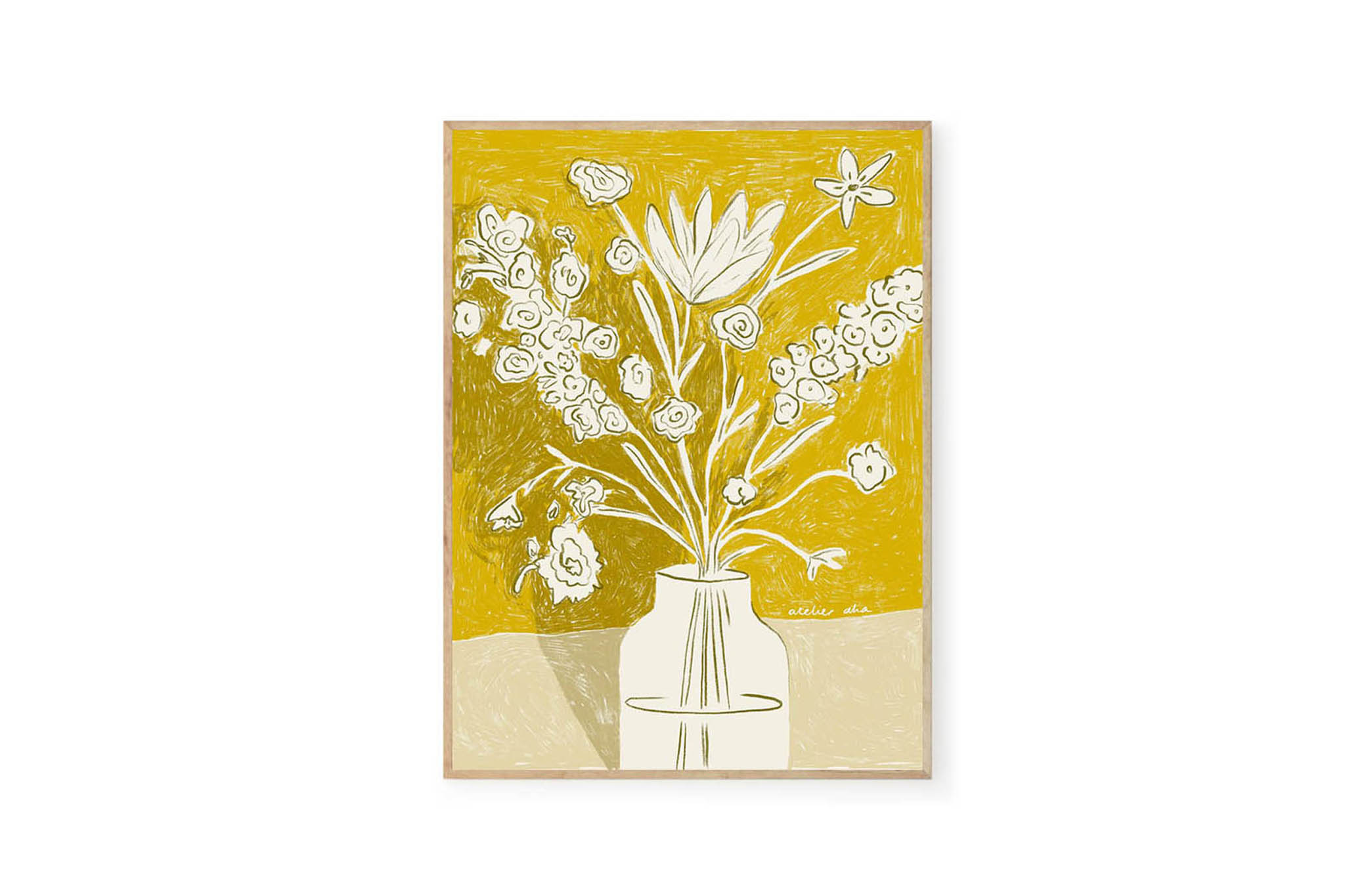 THE POSTER CLUB × Atelier Aha　ポスター アートプリント　30×40cm　A Yellow Bouquet