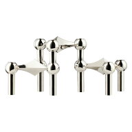 Stoff Nagel ストッフ ナゲル キャンドルホルダー クローム 3個セット 正規品 オリジナル品 北欧 キャン…