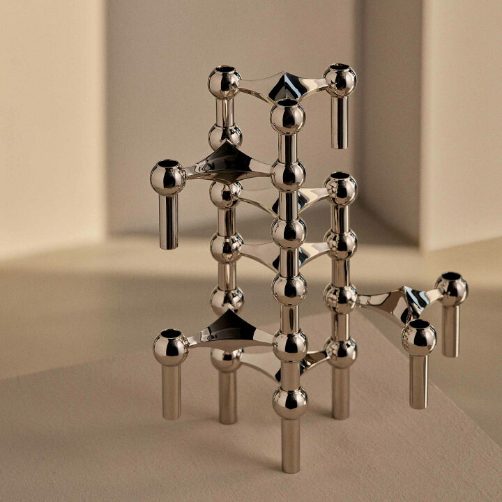 楽天市場】STOFF Nagel ストッフナゲル キャンドルホルダー CHROME  