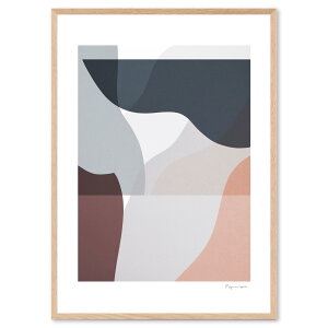 The Poster Club A[g|X^[ 50×70cm Soft Lines 02 |X^[Nu kG f}[N A[gvg  CeA  IV lC  mN re[W Be[