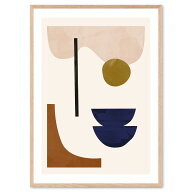 The Poster Club アートポスター 50×70cm Shapescape 08 ポスタークラブ 北欧雑貨 デンマーク製 アート…