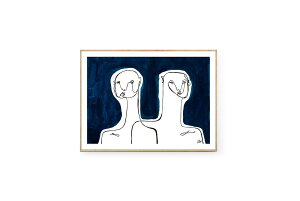 y݌ɌzyēׂȂzTHE POSTER CLUB × Anna Morner@|X^[/A[gvg@A4@Together 01yA[g CXg CeA kG EH[A[g z ǎ  Ǌ| G pl 