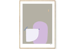 y݌ɌzyēׂȂzTHE POSTER CLUB × Wensi Zhai@|X^[/A[gvg@70×100cm@I Like Shapes 08yA[g CXg CeA kG EH[A[g z ǎ  Ǌ| G