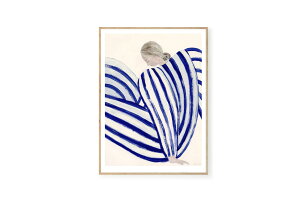 The Poster Club A[g|X^[ 30×40cm Blue Stripe At Concorde |X^[Nu kG f}[N A[gvg  CeA  IV lC  mN re[W