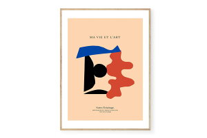 y݌ɌzyēׂȂzTHE POSTER CLUB × Lucrecia Rey Caro@|X^[/A[gvg@50×70cm@My Life And ArtyA[g CXg CeA kG EH[A[g z ǎ  Ǌ|