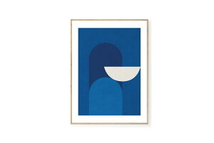 【在庫限り】【再入荷なし】THE POSTER CLUB × Alexandra Papadimouli ポスター/アートプリント 30×40cm Abstract Blue【アート イラスト インテリア 北欧雑貨 ウォールアート 額縁 壁紙 おしゃれ 壁