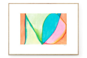 y݌ɌzyēׂȂzTHE POSTER CLUB × Lianca Heemro@|X^[/A[gvg@70×100cm@Shorter Wavelengths Of LightyA[g CXg CeA kG EH[A[g z