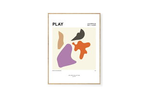 y݌ɌzyēׂȂzTHE POSTER CLUB × Lucrecia Rey Caro@|X^[/A[gvg@30×40cm@PlayyA[g CXg CeA kG EH[A[g z ǎ  Ǌ| G p