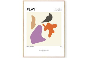 y݌ɌzyēׂȂzTHE POSTER CLUB × Lucrecia Rey Caro@|X^[/A[gvg@70×100cm@PlayyA[g CXg CeA kG EH[A[g z ǎ  Ǌ| G p