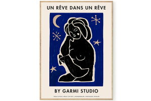 y݌ɌzyēׂȂzTHE POSTER CLUB × By Garmi@|X^[/A[gvg@70×100cm@Dream Within A Dream BlueyA[g CXg CeA kG EH[A[g z ǎ 