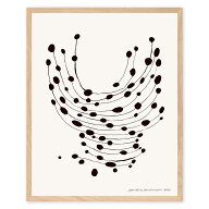 The Poster Club アートポスター 40×50cm Dancing Dots ポスタークラブ 北欧雑貨 デンマーク製 アートプ…
