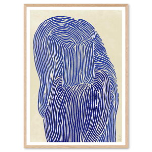 The Poster Club �A�[�g�|�X�^�[ 50×70cm Deep Blue �|�X�^�[�N���u �k���G�� �f���}�[�N�� �A�[�g�v�����g �������� �C���e���A ������� �I�V���� �l�C �������� ���m�N�� �r���e�[�W ���B���e�[�W 
