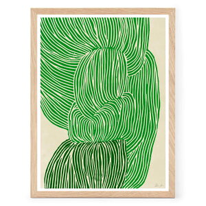 The Poster Club A[g|X^[ 30×40cm Green Ocean |X^[Nu kG f}[N A[gvg  CeA  IV lC  mN re[W Be[