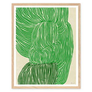 The Poster Club A[g|X^[ 40×50cm Green Ocean |X^[Nu kG f}[N A[gvg  CeA  IV lC  mN re[W Be[