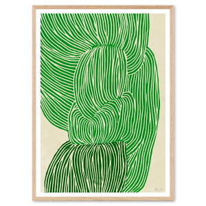 The Poster Club A[g|X^[ 50×70cm Green Ocean |X^[Nu kG f}[N A[gvg  CeA  IV lC  mN re[W Be[