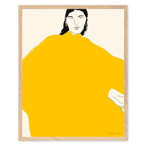The Poster Club A[g|X^[ 40×50cm Yellow Dress |X^[Nu kG f}[N A[gvg CeA  IV lC  mN re[W Be[W _ 