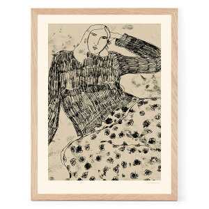 The Poster Club A[g|X^[ 30×40cm Leaning Woman |X^[Nu kG f}[N A[gvg CeA  IV lC  mN re[W Be[W _