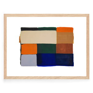 The Poster Club A[g|X^[ 30×40cm Colour Squares 01 |X^[Nu kG f}[N A[gvg  CeA  IV lC  mN re[W B