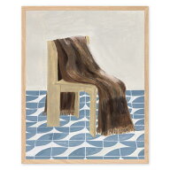 The Poster Club アートポスター 40×50cm Chair with Blanket ポスタークラブ 北欧雑貨 デンマーク製 ア…