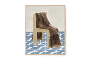 The Poster Club A[g|X^[ 40×50cm Chair with Blanket |X^[Nu kG f}[N A[gvg  CeA  IV lC  mN re[W B