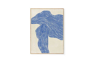 The Poster Club A[g|X^[ 30×40cm The Line ? Navy |X^[Nu kG f}[N A[gvg  CeA  IV lC  mN re[W Be