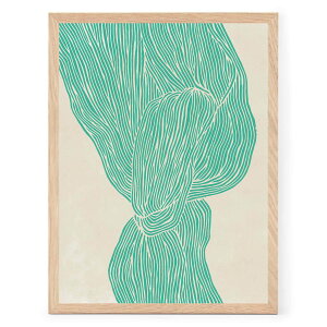 The Poster Club A[g|X^[ 30×40cm The Line ? Green |X^[Nu kG f}[N A[gvg CeA  IV lC  mN re[W Be[W _