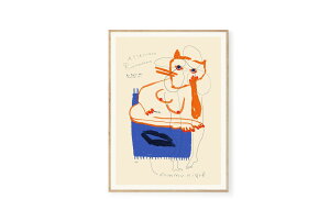 The Poster Club A[g|X^[ 30×40cm Afternoon Communique |X^[Nu kG f}[N A[gvg  CeA  IV lC  mN re[W