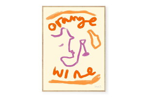 y݌ɌzyēׂȂzThe Poster Club A[g|X^[ 50×70cm Orange Wine |X^[Nu kG f}[N A[gvg  CeA  IV lC  m