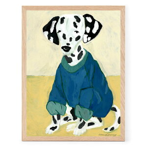 The Poster Club A[g|X^[ 30×40cm Dalmatian in Sweatshirt |X^[Nu kG f}[N A[gvg CeA  IV lC  mN re[W Be[W