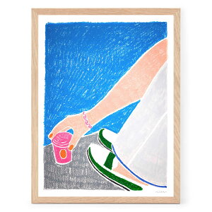 The Poster Club A[g|X^[ 30×40cm Cafe au Parc |X^[Nu kG f}[N A[gvg CeA  IV lC  mN re[W Be[W _ 