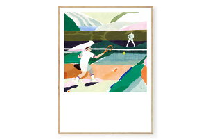 y݌ɌzyēׂȂzThe Poster Club A[g|X^[ 50×70cm Tennis |X^[Nu kG f}[N A[gvg  CeA  IV lC  mN