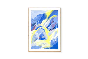 y݌ɌzyēׂȂzThe Poster Club A[g|X^[ 30×40cm Blue Strokes |X^[Nu kG f}[N A[gvg  CeA  IV lC  m