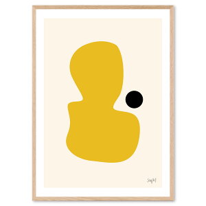 The Poster Club A[g|X^[ 50×70cm Yellow Stain |X^[Nu kG f}[N A[gvg  CeA  IV lC  mN re[W Be[