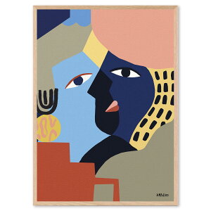 The Poster Club �A�[�g�|�X�^�[ 50×70cm The Kiss �|�X�^�[�N���u �k���G�� �f���}�[�N�� �A�[�g�v�����g �C���e���A ������� �I�V���� �l�C �������� ���m�N�� �r���e�[�W ���B���e�[�W ���_�� ��