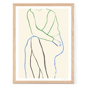 The Poster Club A[g|X^[ 30×40cm Sitting |X^[Nu kG f}[N A[gvg CeA  IV lC  mN re[W Be[W _ 