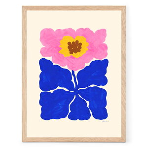 The Poster Club A[g|X^[ 30×40cm Just Bloomed |X^[Nu kG f}[N A[gvg CeA  IV lC  mN re[W Be[W _ 