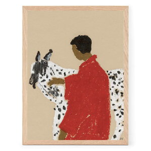 The Poster Club A[g|X^[ 30×40cm Spotted Horse |X^[Nu kG f}[N A[gvg  CeA  IV lC  mN re[W Be[