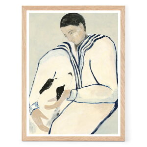 The Poster Club A[g|X^[ 30×40cm Man and Dog |X^[Nu kG f}[N A[gvg CeA  IV lC  mN re[W Be[W _ 