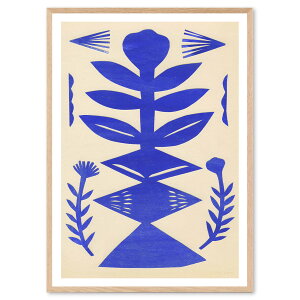 The Poster Club A[g|X^[ 50×70cm Blue Paper Cut |X^[Nu kG f}[N A[gvg CeA  IV lC  mN re[W Be[W _