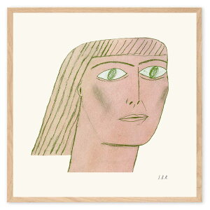 The Poster Club A[g|X^[ 50×50cm Green Lady |X^[Nu kG f}[N A[gvg CeA  IV lC  mN re[W Be[W _ 