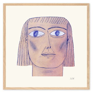 The Poster Club A[g|X^[ 50×50cm Blue Lady |X^[Nu kG f}[N A[gvg CeA  IV lC  mN re[W Be[W _ 