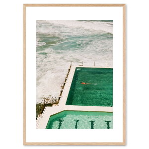 The Poster Club �A�[�g�|�X�^�[ 50×70cm Bondi Icebergs �|�X�^�[�N���u �k���G�� �f���}�[�N�� �A�[�g�v�����g �C���e���A ������� �I�V���� �l�C �������� ���m�N�� �r���e�[�W ���B���e�[�W ���_