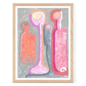 The Poster Club A[g|X^[ 30×40cm Pink Tableware |X^[Nu kG f}[N A[gvg CeA  IV lC  mN re[W Be[W _