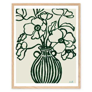 The Poster Club A[g|X^[ 40×50cm Poppy Studies III |X^[Nu kG f}[N A[gvg CeA  IV lC  mN re[W Be[W 