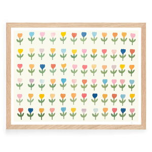 The Poster Club �A�[�g�|�X�^�[ 30×40cm 72 Flowers �|�X�^�[�N���u �k���G�� �f���}�[�N�� �A�[�g�v�����g �C���e���A ������� �I�V���� �l�C �������� ���m�N�� �r���e�[�W ���B���e�[�W ���_�� 
