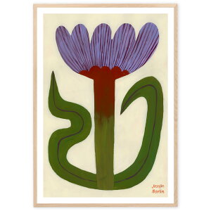 The Poster Club �A�[�g�|�X�^�[ 70×100cm Jazzy Flower �|�X�^�[�N���u �k���G�� �f���}�[�N�� �A�[�g�v�����g �C���e���A ������� �I�V���� �l�C �������� ���m�N�� �r���e�[�W ���B���e�[�W ���_��
