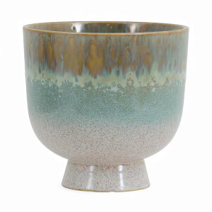 HKliving N₩ȐFʂ̃gȃt[|bg Retro Flower Pot 20cm O[ GC`PCrO I_ Aؔ v^[ n[u|bg ԕr kG fUC { Ki CeA