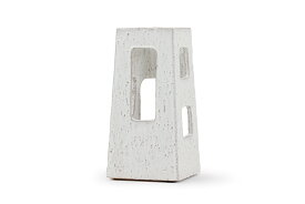 house doctor　ハウスドクター　彫刻的な外観のアートピースのようなテラコッタ製ランタン/キャンドルホルダー　【北欧雑貨 インテリア おしゃれ シンプル モダン モノクロ モノトーン クラシック ナチュラル 置物 オブジェ デコレーション ティーライトキャンドルホルダー