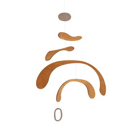 KINETIC LEVI キネティック レヴィ インテリアモビール Lily Plywood キネティックレビ インテリア 天然木製 ウッド 吊り下げ アート デザイン おしゃれ おすすめ インテリア雑貨 北欧 天井飾り 空間演出 オブジェ